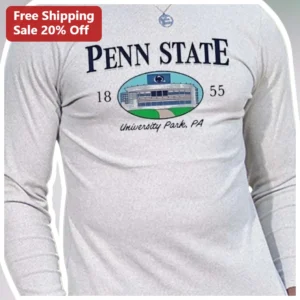 Penn State University Park PA Vintage Beaver Stadium Long Sleeve Shirt Nittany Lions Alumni Gift available at our Los Angeles warehouse