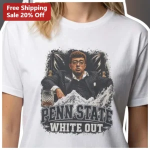 Penn State White Out Tee Nittany Lions Game Day Shirt Funny Football Fan Gift available at our Los Angeles warehouse