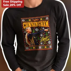 Personalized Basketball Ugly Christmas Sweater Long Sleeve Tee Custom Name Holiday Gift available at our Los Angeles warehouse