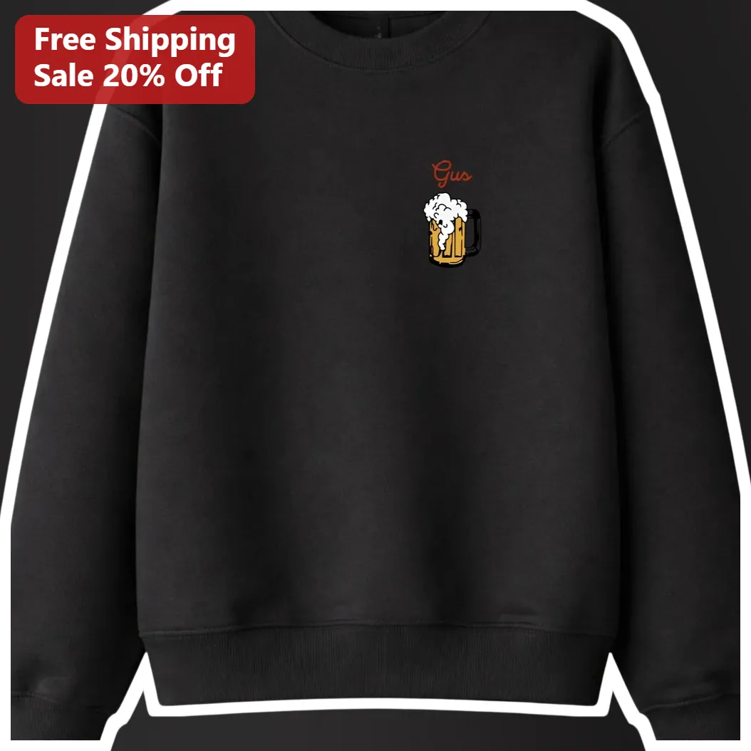 Personalized Beer Mug Sweatshirt Custom Name Crewneck Gift f — Los Angeles Personalized Beer Mug Sweatshirt Custom Name Crewneck Gift for Men Dad available at our Los Angeles warehouse