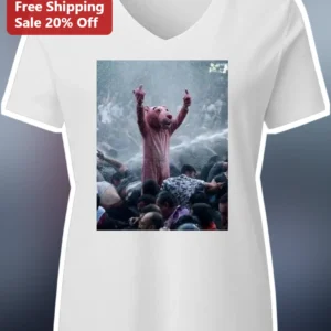 Pink Panther Tee Funny Cartoon Character Graphic T-Shirt for Men Women available at our Los Angeles warehouse