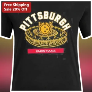 Paris Game NFL Tee Steelers Saints Vintage Fan Gift available at our Los Angeles warehouse