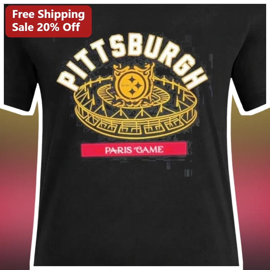 Paris Game NFL Tee Steelers Saints Vintage Fan Gift available at our Los Angeles warehouse