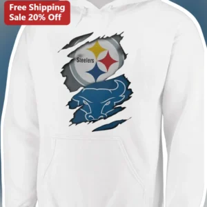 Steelers vs Buffalo Bills Rivalry Hoodie NFL AFC Fan Gift Pullover available at our Los Angeles warehouse