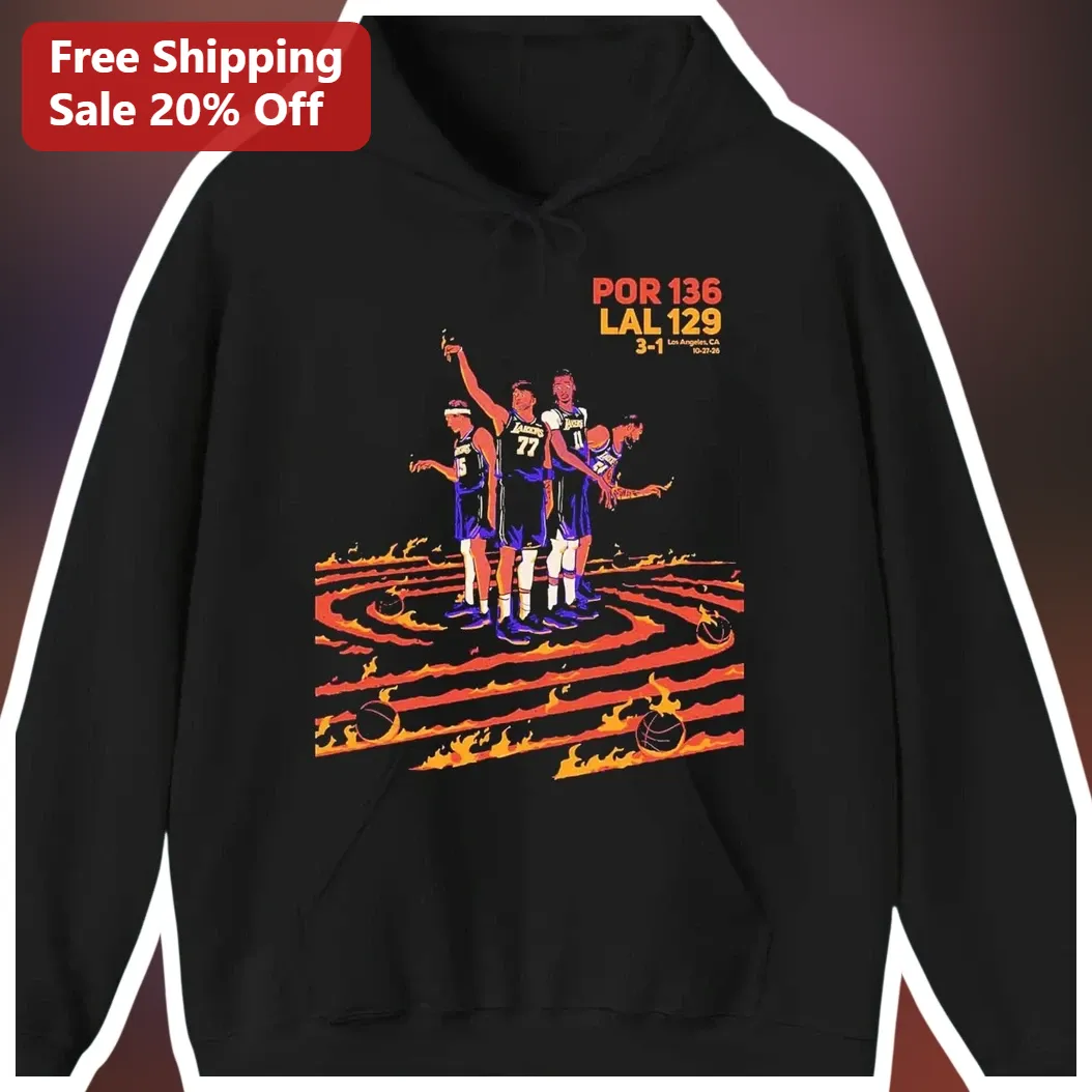 POR LAL Lakers NBA Fans Hoodie — Los Angeles POR LAL Lakers NBA Fans Hoodie available at our Los Angeles warehouse