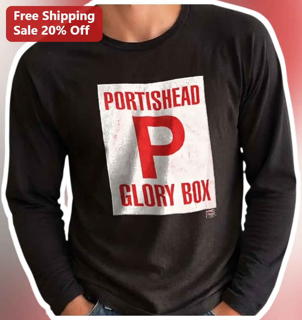 Portishead Glory Box Long Sleeve Tee Trip Hop Band Merch 90s Music Gift available at our Los Angeles warehouse