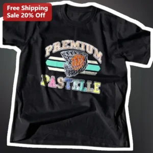 Premium Basketball Hoop Graphic Tee Retro Vintage Sportswear Shirt for Men Women available at our Los Angeles warehouse