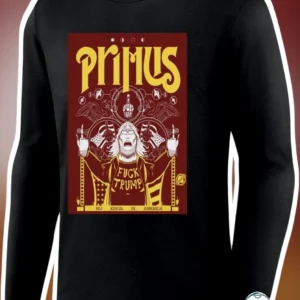 Primus No Kings In America Long Sleeve Tee available at our Los Angeles warehouse