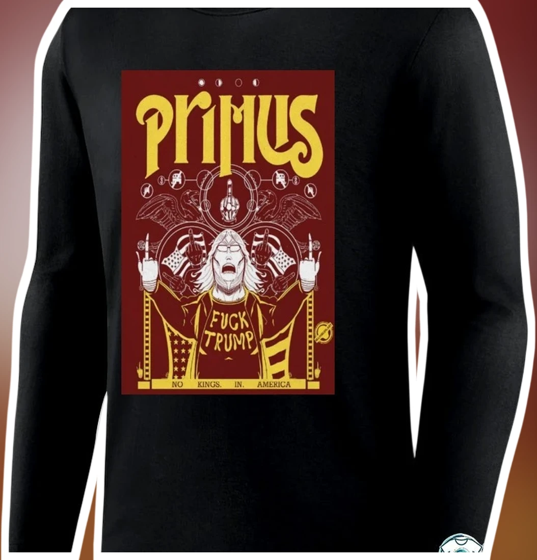 Primus No Kings In America Long Sleeve Tee — Los Angeles Primus No Kings In America Long Sleeve Tee available at our Los Angeles warehouse