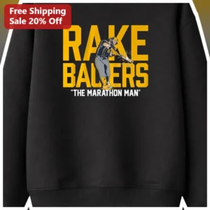 Rake Ballers The Marathon Man Aaron Judge Yankees Baseball Sweatshirt available at our Los Angeles warehouse