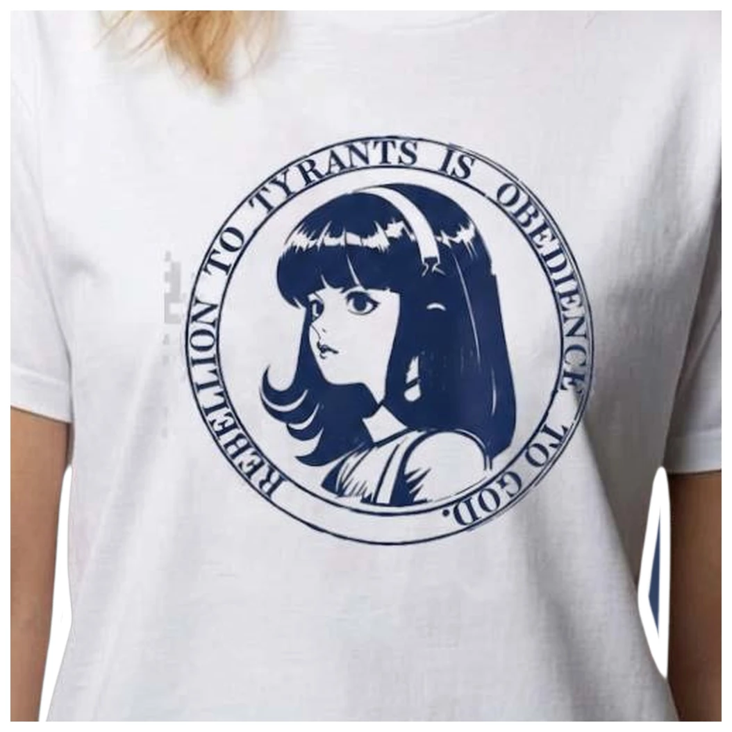 Rebellion to Tyrants Is Obedience to God Wednesday Addams Gr — Los Angeles Rebellion to Tyrants Is Obedience to God Wednesday Addams Graphic Tee available at our Los Angeles warehouse