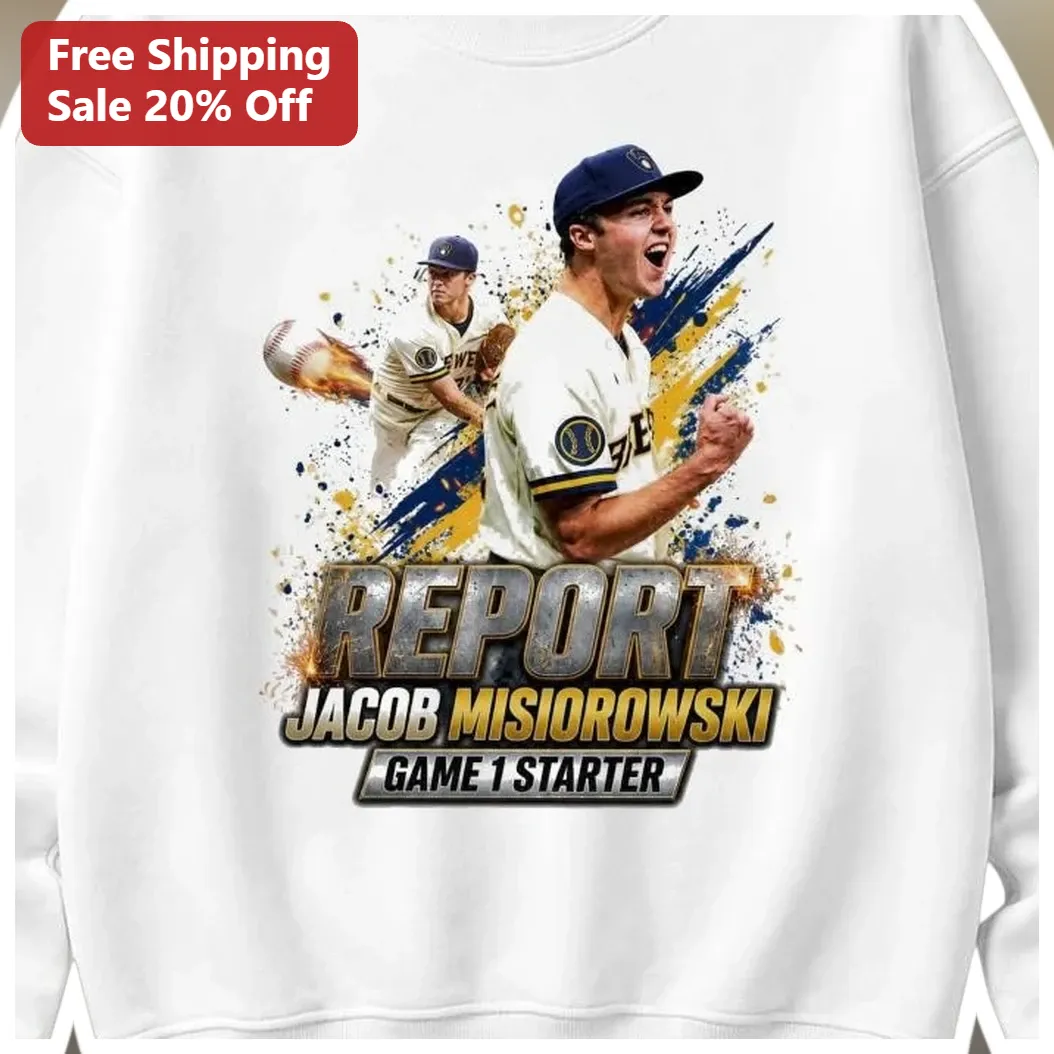 Report Game 1 Starter Sweatshirt World Series Baseball Fan G — Los Angeles Report Game 1 Starter Sweatshirt World Series Baseball Fan Gear Custom Name Pitcher Gift available at our Los Angeles warehouse