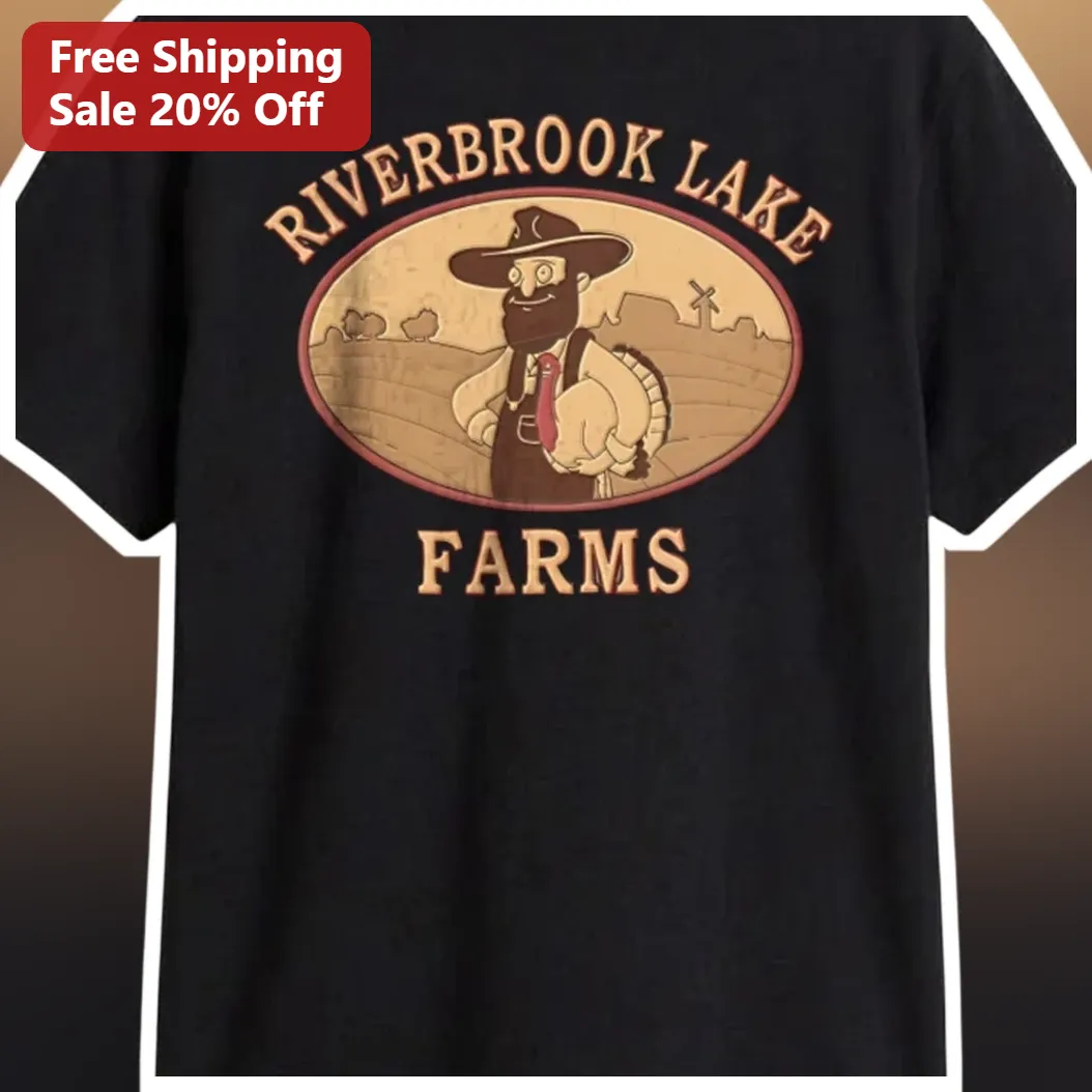 Riverbrook Lake Farms Heritage Turkey Vintage Farm Graphic T — Los Angeles Riverbrook Lake Farms Heritage Turkey Vintage Farm Graphic Tee for Men Women available at our Los Angeles warehouse