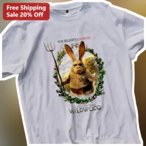 Rob Delaney is Samuel Wildwood Tee Constable of the North Wood Graphic Shirt available at our Los Angeles warehouse