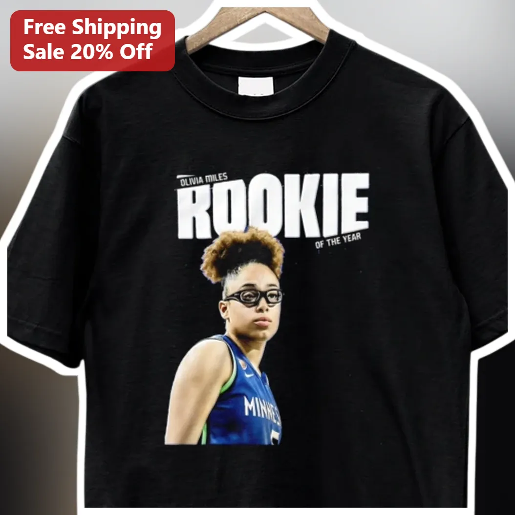 Rookie of the Year WNBA Olivia Miles Basketball Fan Tee — Los Angeles Rookie of the Year WNBA Olivia Miles Basketball Fan Tee available at our Los Angeles warehouse