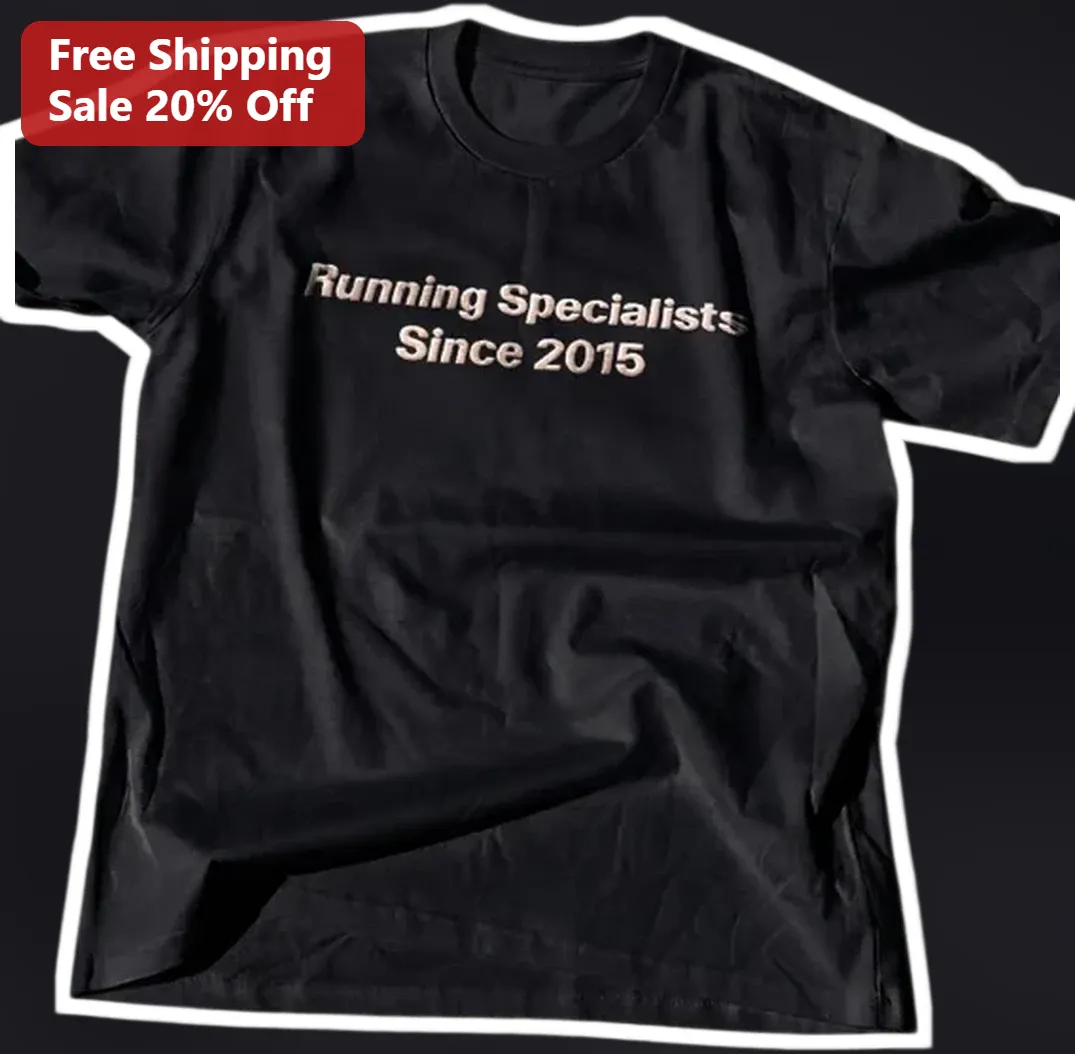 Running Specialists Since 2015 Tee Vintage Athletic Marathon — Los Angeles Running Specialists Since 2015 Tee Vintage Athletic Marathon Runner Gift Black Cotton Shirt available at our Los Angeles warehouse