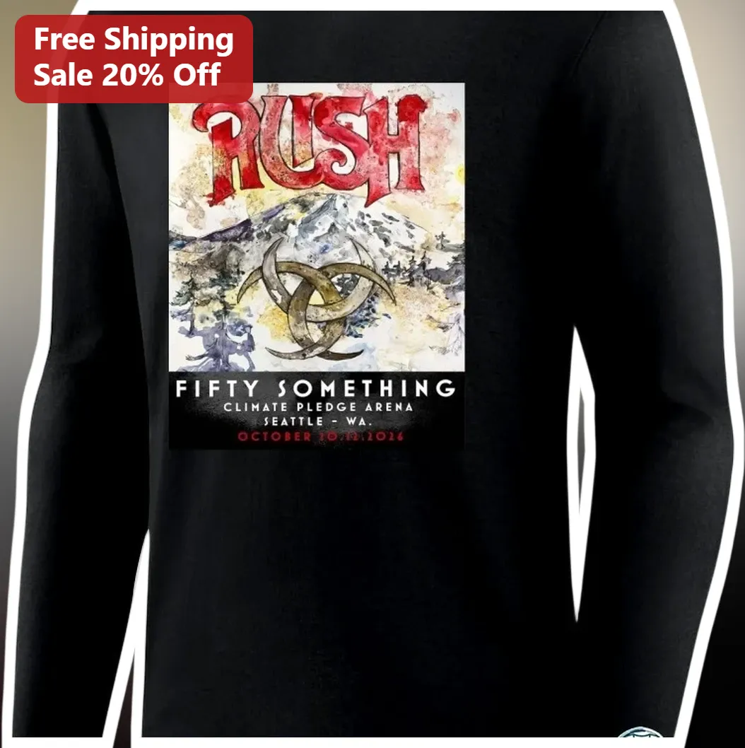 Rush Fifty Something Tour Long Sleeve Tee Classic Rock Band — Los Angeles Rush Fifty Something Tour Long Sleeve Tee Classic Rock Band Merch Gift available at our Los Angeles warehouse