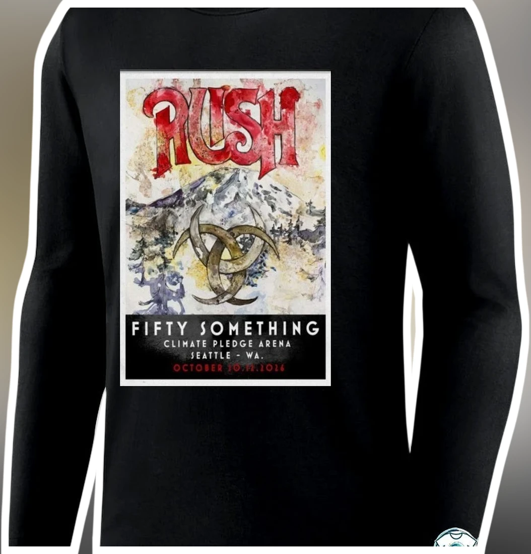 Rush Fifty Something Tour Long Sleeve Tee Classic Rock Band — Los Angeles Rush Fifty Something Tour Long Sleeve Tee Classic Rock Band Merch Vintage Concert Style Gift for Fan available at our Los Angeles warehouse