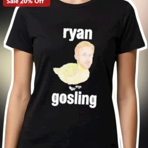 Ryan Gosling Meme Tee Funny Duck Graphic T-Shirt for Fans available at our Los Angeles warehouse