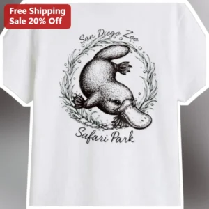 San Diego Zoo Safari Park Tee Vintage Platypus...