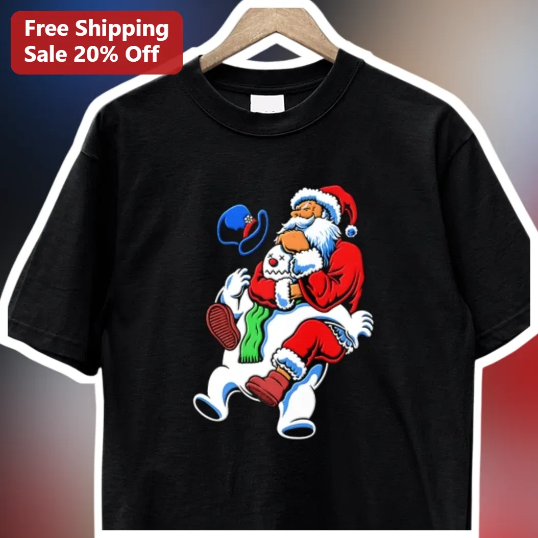 Santa Claus Vintage Cartoon Graphic Tee Funny Christmas Holi — Los Angeles Santa Claus Vintage Cartoon Graphic Tee Funny Christmas Holiday Shirt for Men Women available at our Los Angeles warehouse