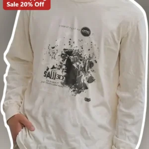 Saw III 3D The Traps Come Alive Jigsaw Horror Movie Long Sleeve Tee available at our Los Angeles warehouse