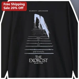Scarlett Johansson The Exorcist Martyrs Long Sleeve Shirt Horror Movie Merch Gift available at our Los Angeles warehouse