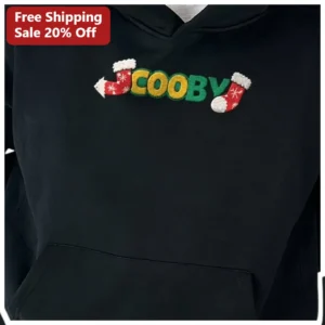 Scooby-Doo Christmas Stocking SCOOBY Hoodie Holiday Graphic Pullover...