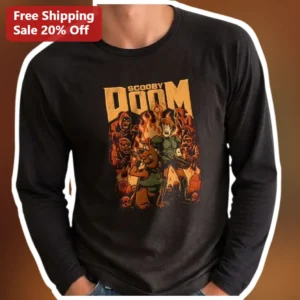 SCOOBY DOOM Long Sleeve Tee Scooby-Doo Horror Mashup...