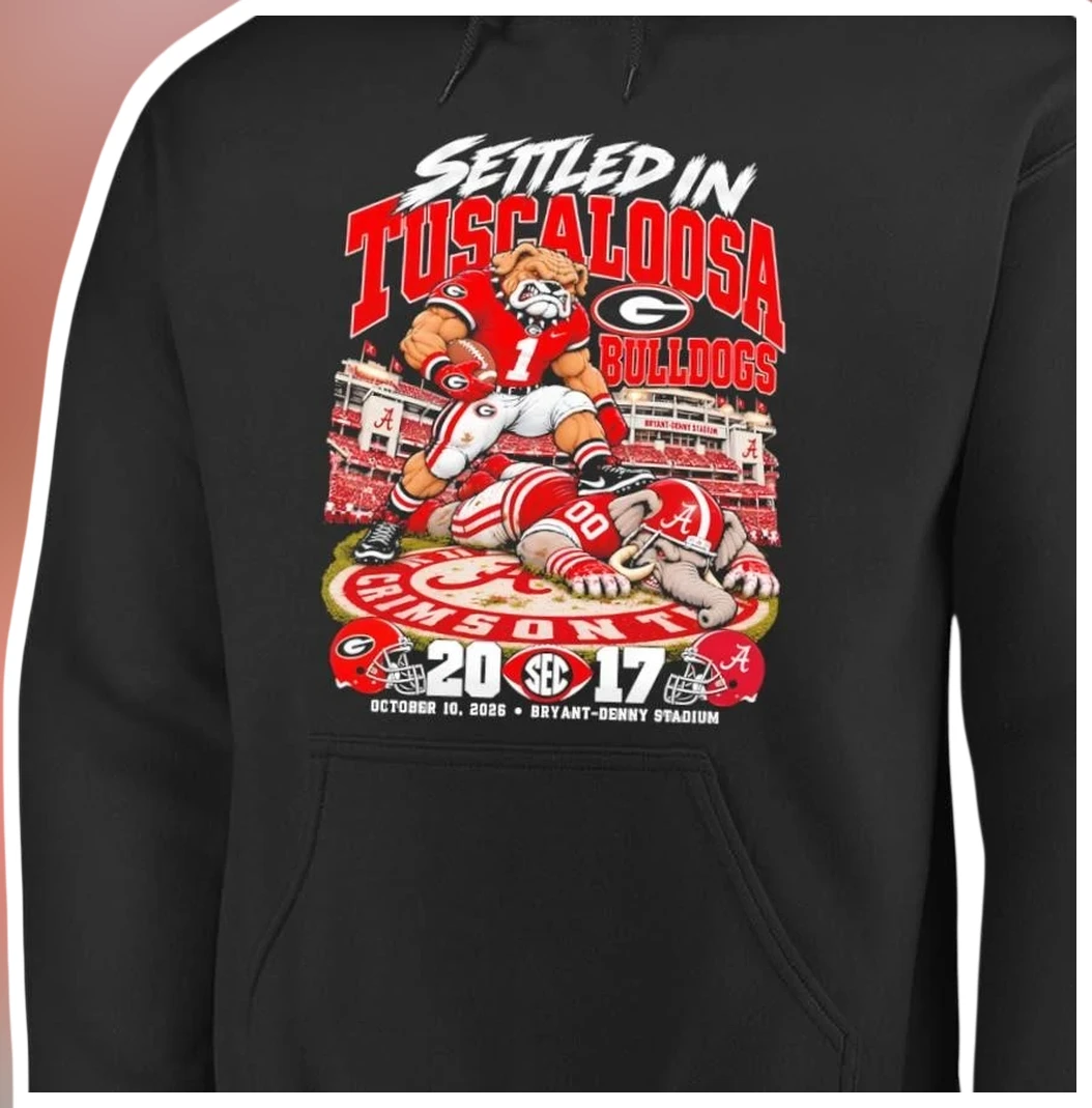 Settled In Tuscaloosa Hoodie Alabama Crimson Tide Iron Bowl — Los Angeles Settled In Tuscaloosa Hoodie Alabama Crimson Tide Iron Bowl Game Day Pullover available at our Los Angeles warehouse