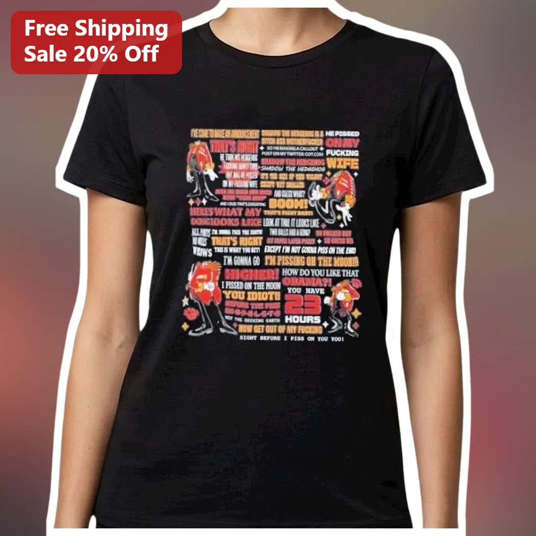 Shadow the Hedgehog Meme Graphic Tee Funny Gamer Shirt for M — Los Angeles Shadow the Hedgehog Meme Graphic Tee Funny Gamer Shirt for Men Women available at our Los Angeles warehouse