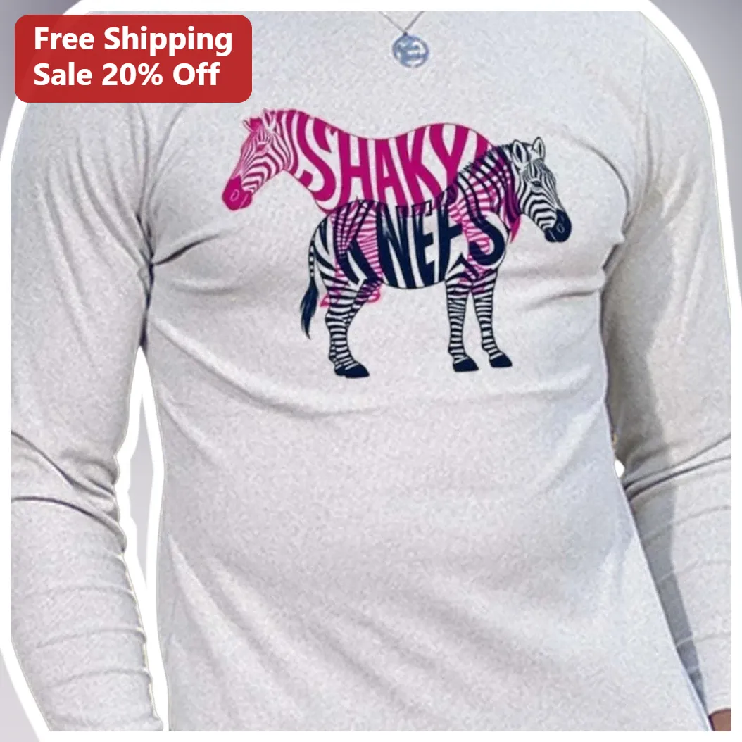 Shaky Never Zebra Graphic Tee available at our Los Angeles warehouse
