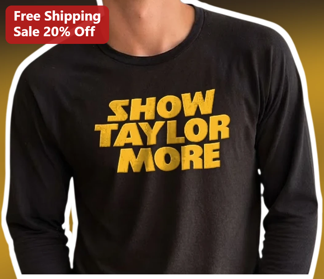 Show Taylor More Long Sleeve Tee, Taylor Swift Fan Gift, Sta — Los Angeles Show Taylor More Long Sleeve Tee, Taylor Swift Fan Gift, Star Wars Style Graphic Shirt for Swifties available at our Los Angeles warehouse