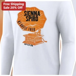 Sienna Spiro My House Tour Long Sleeve Tee Vintage Concert Merch Gift available at our Los Angeles warehouse