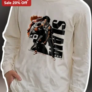 SLAM Victor Wembanyama Basketball Player Graphic Long Sleeve Tee available at our Los Angeles warehouse