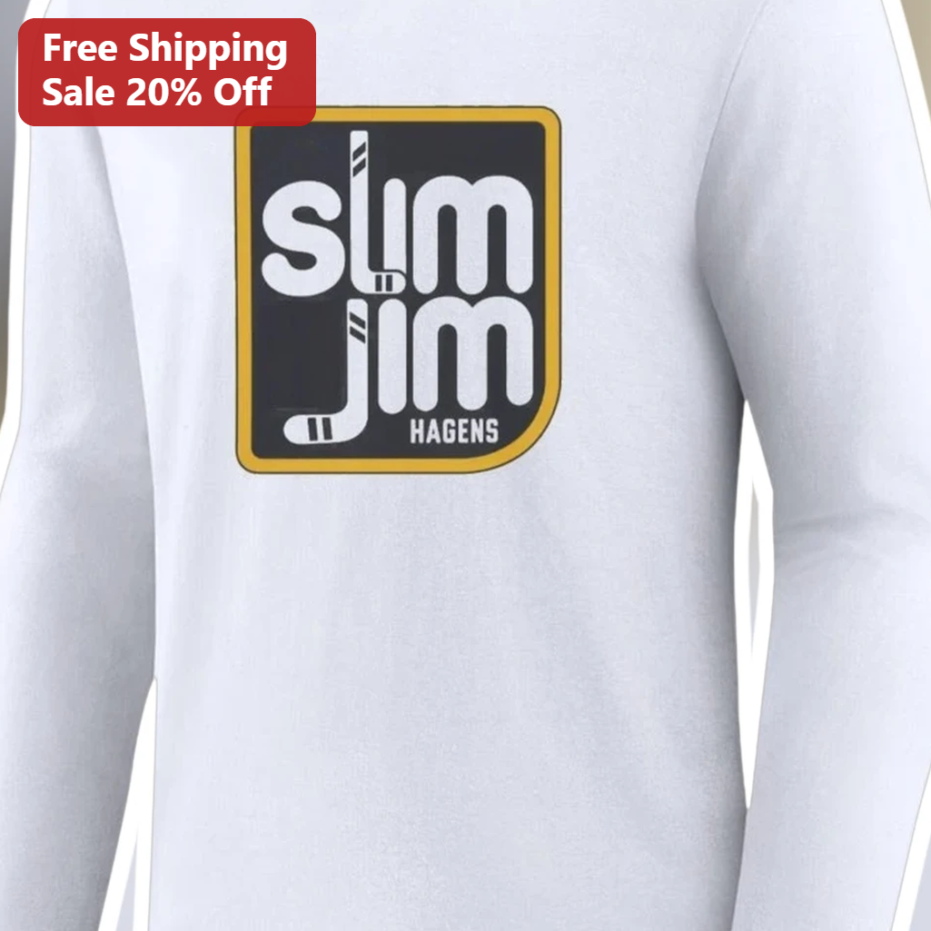 Slim Jim Long Sleeve Shirt Hockey Stick Lettering Novelty Gi — Los Angeles Slim Jim Long Sleeve Shirt Hockey Stick Lettering Novelty Gift available at our Los Angeles warehouse