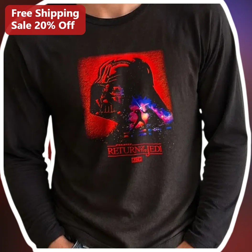 Star Wars Return of the Jedi Darth Vader Long Sleeve Tee Epi — Los Angeles Star Wars Return of the Jedi Darth Vader Long Sleeve Tee Episode VI Original Trilogy Merch available at our Los Angeles warehouse