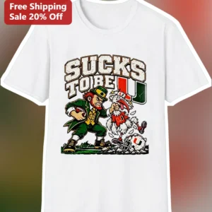 Sucks To Be You College Football Rivalry Graphic Tee Funny Sarcastic Gift for Men Women available at our Los Angeles warehouse