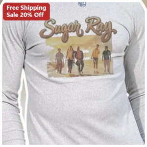 Sugar Ray Long Sleeve Shirt Vintage 90s Rock Band Merch Retro Graphic Tee available at our Los Angeles warehouse