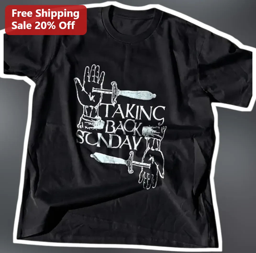 Taking Back Sunday Tee Vintage Emo Band Merch Graphic Shirt — Los Angeles Taking Back Sunday Tee Vintage Emo Band Merch Graphic Shirt for Men Women available at our Los Angeles warehouse
