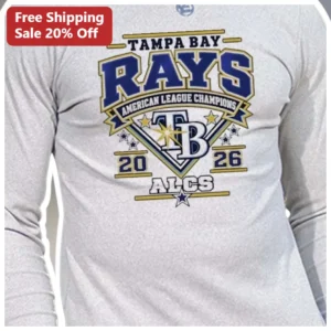 Tampa Bay Rays American League Champions ALCS Long Sleeve Tee World Series Bound Vintage Baseball Fa available at our Los Angeles warehouse