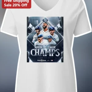 Tampa Bay Rays American League Champs Tee Baseball Fan Commemorative Shirt available at our Los Angeles warehouse