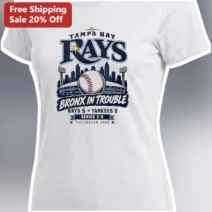 Tampa Bay Rays Bronx In Trouble Tee MLB Baseball Fan Gift available at our Los Angeles warehouse