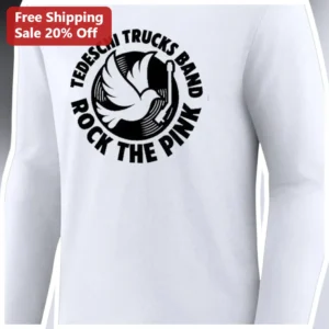 Tedeschi Trucks Band Rock The Pink Long Sleeve Shirt Southern Rock Merch available at our Los Angeles warehouse