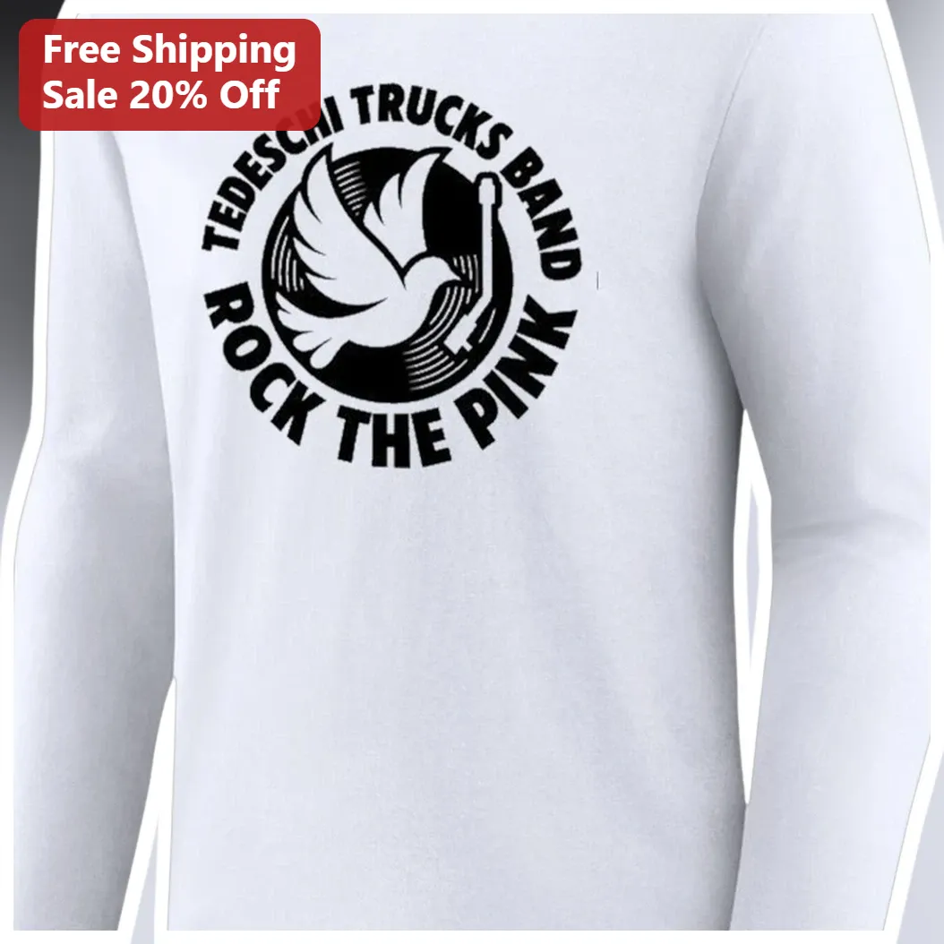 Tedeschi Trucks Band Rock The Pink Long Sleeve Shirt Southern Rock Merch available at our Los Angeles warehouse