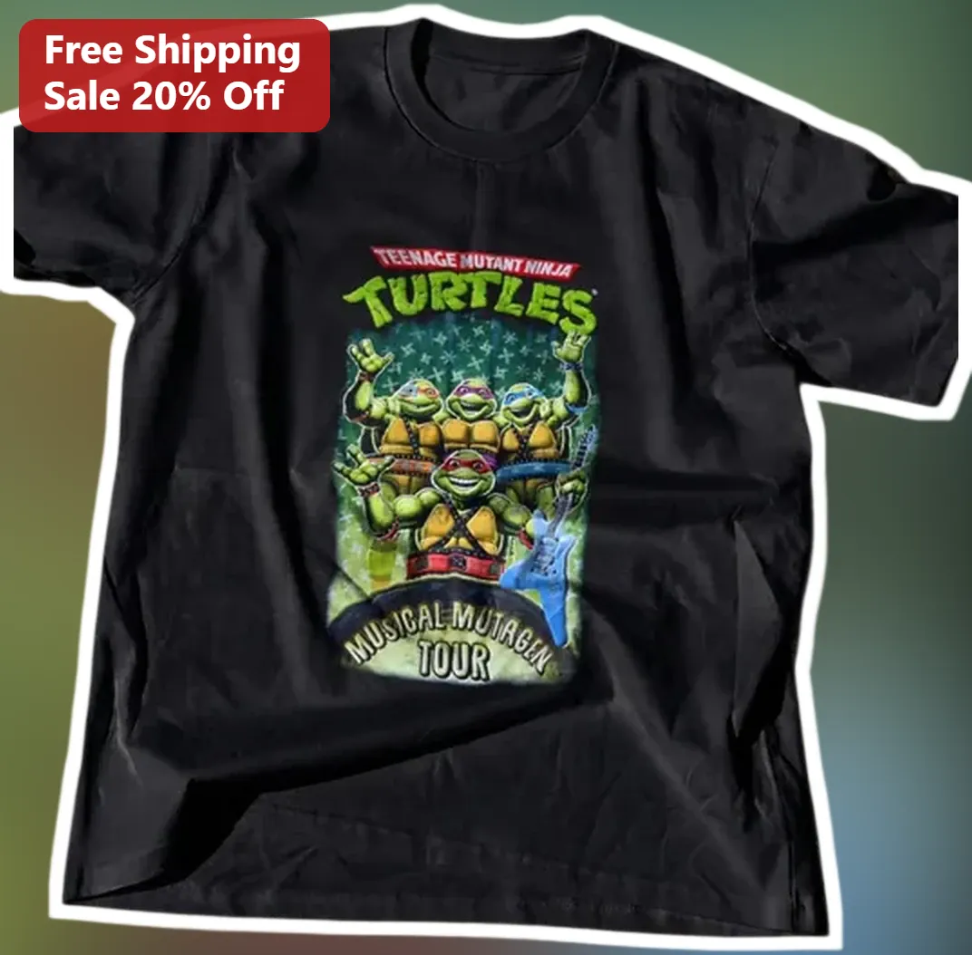 Teenage Mutant Ninja Turtles Musical Mutagen Tour Graphic Te — Los Angeles Teenage Mutant Ninja Turtles Musical Mutagen Tour Graphic Tee available at our Los Angeles warehouse