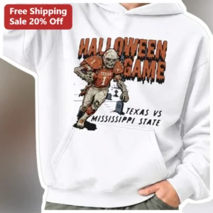 Texas vs Mississippi State Halloween Game Zombie Football...
