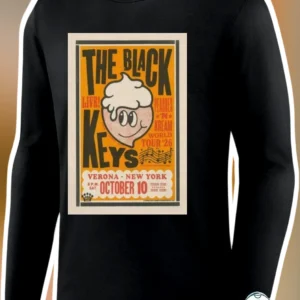 The Black Keys Live Peaches N Kream World Tour 26 Long Sleeve Tee available at our Los Angeles warehouse
