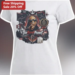 The Burnt Peanut Best VTuber 2025 Graphic Tee for Gamers and Streamer Fans available at our Los Angeles warehouse
