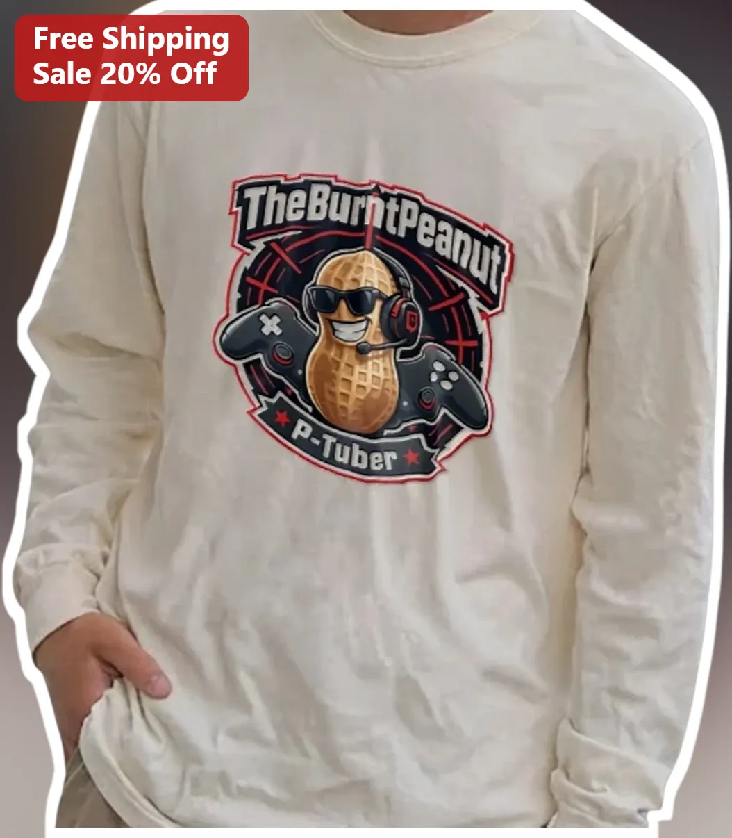 The Burnt Peanut P-Tuber Long Sleeve Tee available at our Los Angeles warehouse